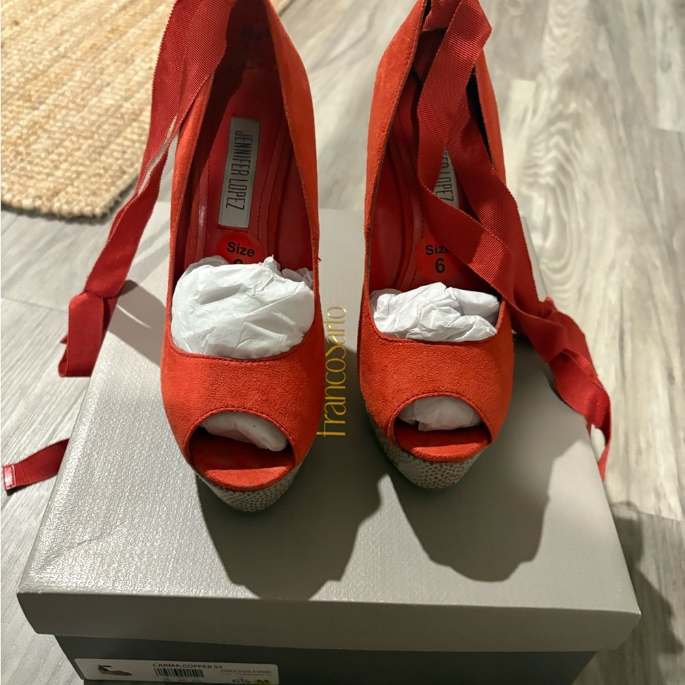 Jennifer Lopez Red Stiletto Heels